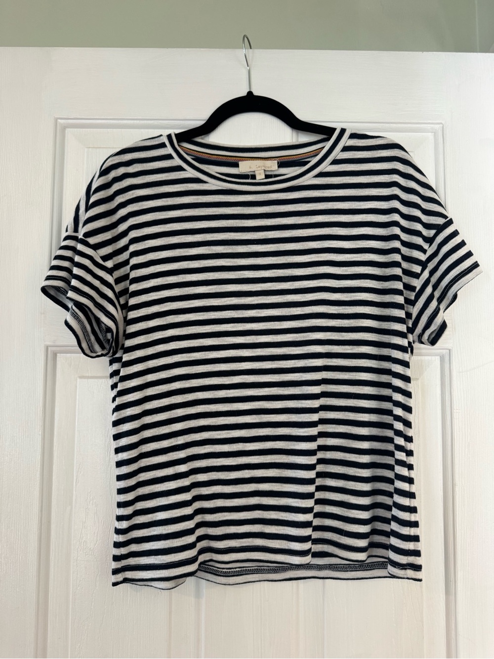 Anthropologie Striped Short-Sleeve Tee